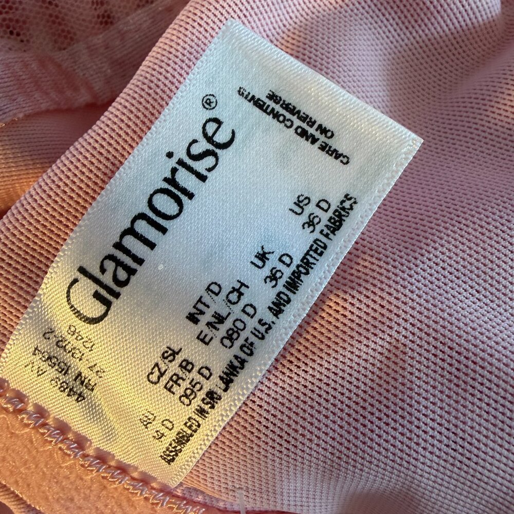 Glamorise Full Figure Front-Closure T-Back WonderWire Underwire Bra 36D NWOT - Picture 4 of 5